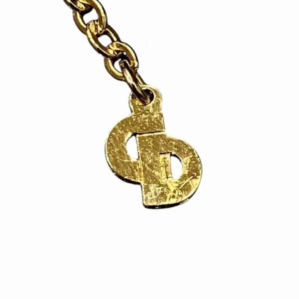 Dior Vintage V-shaped Rhinestone Necklace - Picture 7 of 9